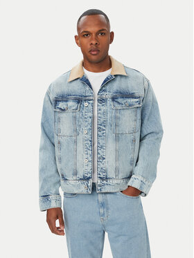 HUGO HUGO Teksajakk Erlo 50563343 Helesinine Relaxed Fit