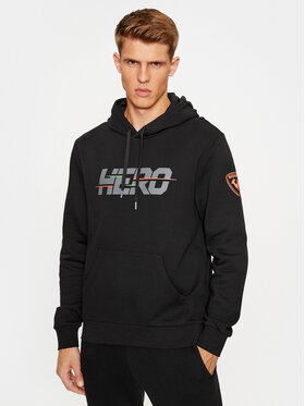 Rossignol Rossignol Džemperis ar kapuci Hero Hoodie RLMMS11 Melns Regular Fit