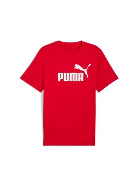 Puma Puma T-Shirt Ess No. 1 Logo Tee 682532 Czerwony Regular Fit