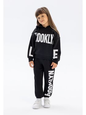 minoti minoti Dres 20fleece52 Czarny Regular Fit