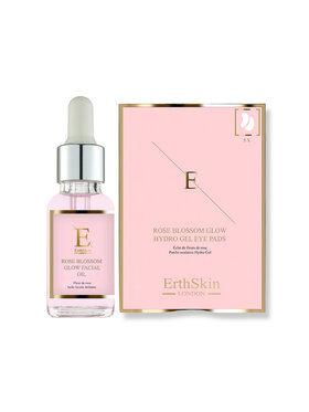 Erthskin London Erthskin London Rozświetlający do twarzy Rose Blossom + płatki pod oczy Olejek