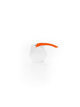 Ćmielów Design Studio Ćmielów Design Studio Figurka Ptak Kiwi Stojące Biały