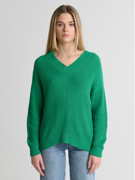 BIG STAR BIG STAR Sweter CYNTIANA Zielony Comfort Fit