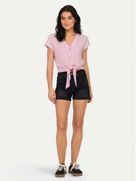 ONLY ONLY Teksapüksid Josephine 15321381 Must Regular Fit