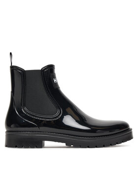 HUGO HUGO Gumene čizme Tabita Rain Bootie 50498397 Crna