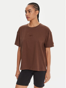 Reebok Reebok T-shirt RK25315CCW Smeđa Regular Fit