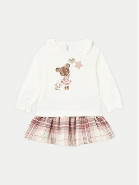 Mayoral Mayoral Completo maglietta e gonna 2927 Rosa Regular Fit