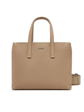 Calvin Klein Calvin Klein Borsetta Ck Must Small Tote_Mono K60K613023 Marrone