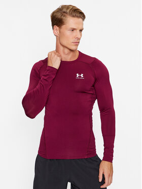 Under Armour Under Armour Тениска от техническо трико Ua Hg Armour Comp Ls 1361524 Бордо Compression Fit