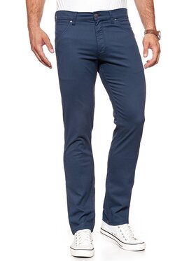 Wrangler Wrangler Spodnie materiałowe GREENSBORO Niebieski Straight Fit