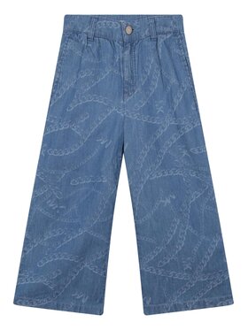 MICHAEL KORS KIDS MICHAEL KORS KIDS Spodnie materiałowe R14145 S Niebieski Loose Fit