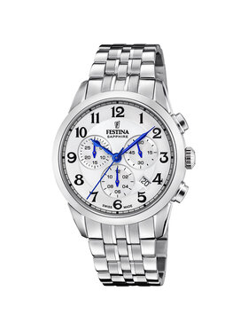 Festina Festina Zegarek F20040-1 Srebrny