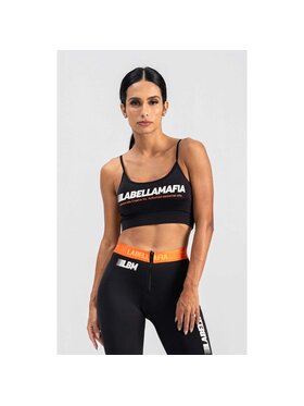LaBellaMafia LaBellaMafia Biustonosz sportowy DANGEROUS BLACK Czarny