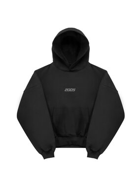 2005 2005 Bluza Classic Logo Czarny Oversize