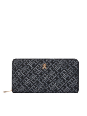 Tommy Hilfiger Tommy Hilfiger Великий жіночий гаманець Icon Lrg Za Jacquard AW0AW17956 Чорний