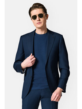 Lancerto Lancerto Garnitur Miami GA073123000004 Granatowy Slim Fit