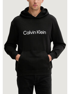 Calvin Klein Calvin Klein Μπλούζα LS EU STANDARD LOGO Μαύρο Standard Fit