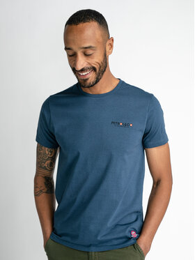 Petrol Industries Petrol Industries T-Shirt M-1030-TSR686 Dunkelblau Regular Fit
