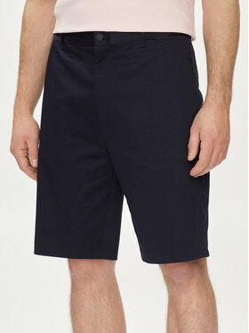 Calvin Klein Calvin Klein Bavlnené šortky Sateen K10K112831 Tmavomodrá Regular Fit