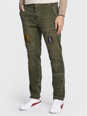 Aeronautica Militare Aeronautica Militare Текстилни панталони 222PA1508CT3001 Зелен Regular Fit