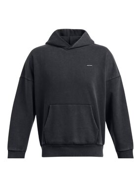 Under Armour Under Armour Bluza Icon HWT Flc Wash OS Hood Czarny Oversize