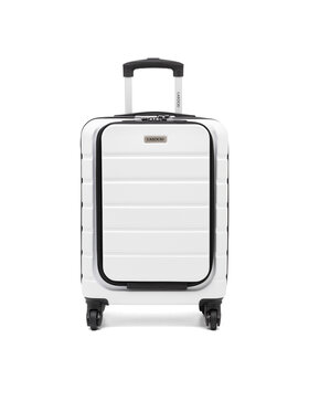 Lasocki Lasocki Самолетен куфар за ръчен багаж WAL-S-08WHITE-04 Бял