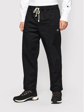 Champion Champion Bavlnené nohavice 216544 Čierna Regular Fit