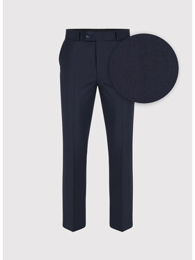 Pako Lorente Pako Lorente Spodnie garniturowe P26WP-6G-015 Granatowy Slim Fit