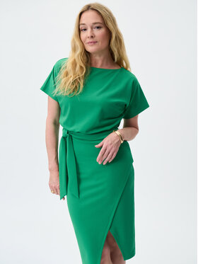 Joseph Ribkoff Joseph Ribkoff Vsakodnevna obleka 231015 Zelena Slim Fit