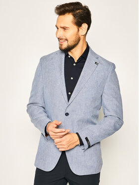 Digel Digel Sako Edward 1102368 Modrá Slim Fit