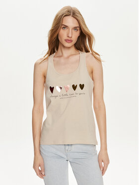 ONLY ONLY Top Henny 15327669 Écru Regular Fit