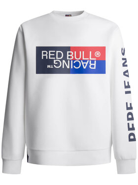 Pepe Jeans Pepe Jeans Bluza Red Bull Racing Color Block 2024 Biały Regular Fit