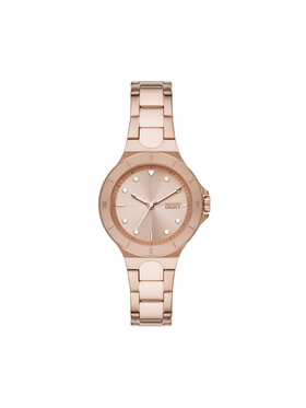 DKNY DKNY Zegarek Chambers NY6642 Różowe złocenie