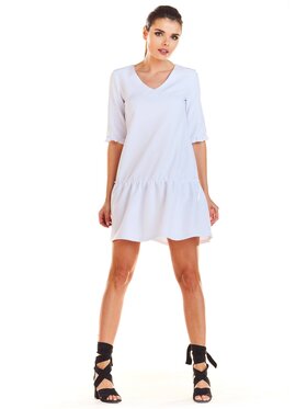Infinite You Infinite You Sukienka letnia M199 Biały Basic Fit