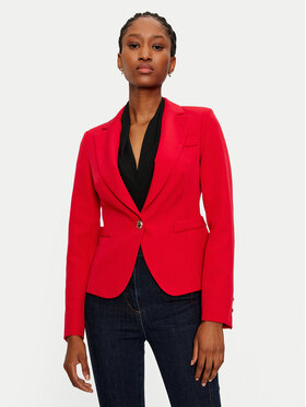 Rinascimento Rinascimento Marynarka 1000769225019 Czerwony Slim Fit