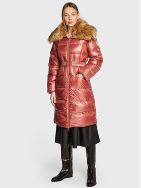 TWINSET TWINSET Vatovaná bunda 222TT2211 Růžová Regular Fit