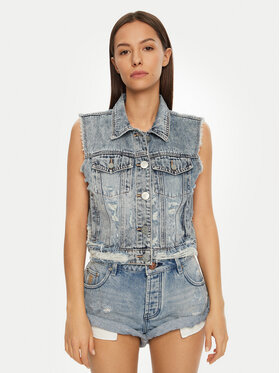 One Teaspoon One Teaspoon Γιλέκο 26832 Μπλε Regular Fit
