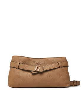 Guess Guess Torebka Ella Logo Mini HWPD97 46730 Beżowy ciemny