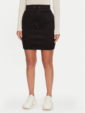 Guess Guess Miniszoknya W2BD47 KAUJ2 Fekete Regular Fit