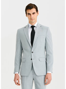 Pako Lorente Pako Lorente Marynarka P25SF-3G-032 Szary Super Slim Fit