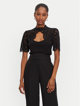Morgan Morgan Bluzka 242-DOUAZA Czarny Slim Fit