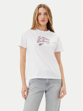 HUGO HUGO T-Shirt Damacia_5 50540237 Biały Regular Fit