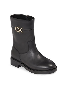 Calvin Klein Calvin Klein Aulinukai Rubber Sole Ankle Boot W/Hw HW0HW01703 Juoda