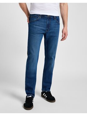 Lee Lee Jeansy DAREN ZIP FLY Niebieski Straight Leg