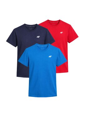 4F 4F T-Shirt Z-TTSHM3341-3-N Granatowy Regular Fit