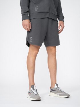 4F 4F Szorty sportowe 4FSS23TSHOM086 Szary Regular Fit