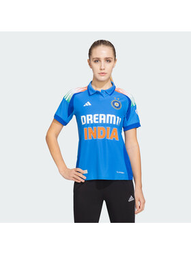 adidas adidas Koszulka techniczna 146883 Błękitny Regular Fit