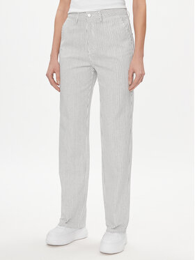 ONLY ONLY Pantaloni di tessuto Merle 15312896 Bianco Wide Leg