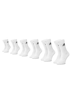adidas adidas 6er-Set hohe Unisex-Socken Cush Crw 6Pp DZ9353 Weiß