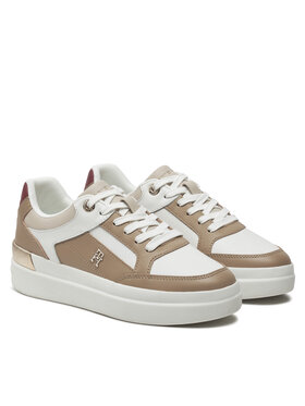 Tommy Hilfiger Tenisice Lux Hardware Court Sneaker FW0FW07997 Kaki